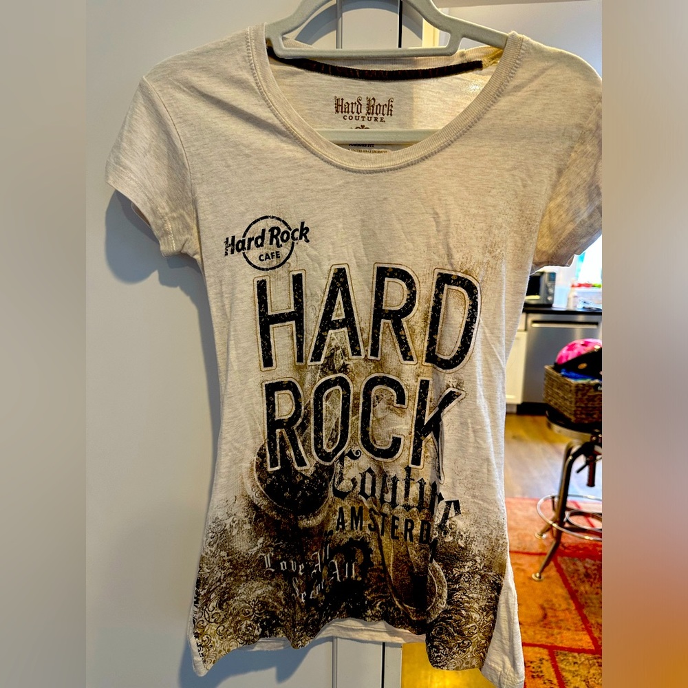 Hard Rock Amsterdam Junior size S girls tee
